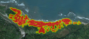 Figure 3: Building Density in Anse a Foleur