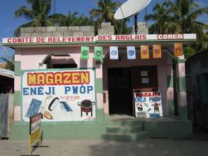 The first clean energy store, Magazen Eneji Pwop
