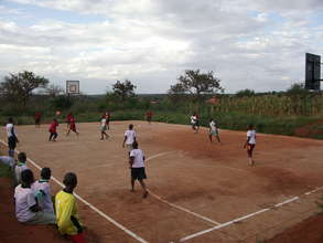 Village students at recess