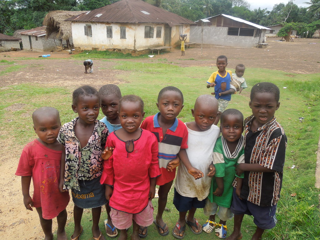 Solar lights for school children in Liberia