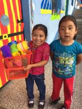 Children get ready for class
