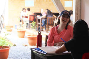 A student at Cambio, our language school
