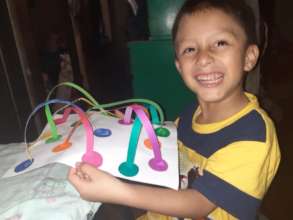 Working fine motor skills and colors