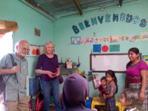 William and Janice happy! to be with the children