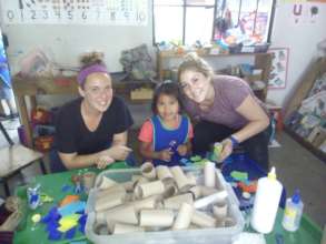 Everybody got in on the day's arts and crafts