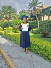 Abigail at her graduation