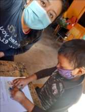 Here we see Betzabe evaluating a student