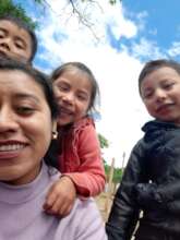 Here we see Betzabe with some students