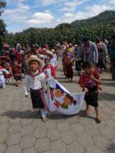 Parade in the community of "Xenimajuyu"/Tecpan