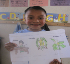 El rosario girl with picture October 2014