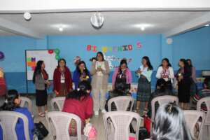 Learning new activities for the music corner