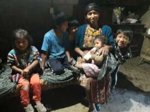 A very smiling and large family who was supported