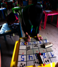 learning the amounts for each number