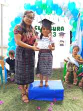 Lidia, who is also moving to the first grade