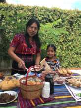 Market with tradicional food
