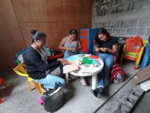 Making manipulative material for the house