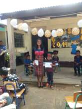 Our teacher Yessenia with her student