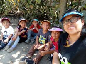 Roselia Canux and her children