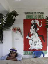 Meeting at Radio station Double Via