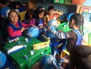 For the day of the water, they did this craft