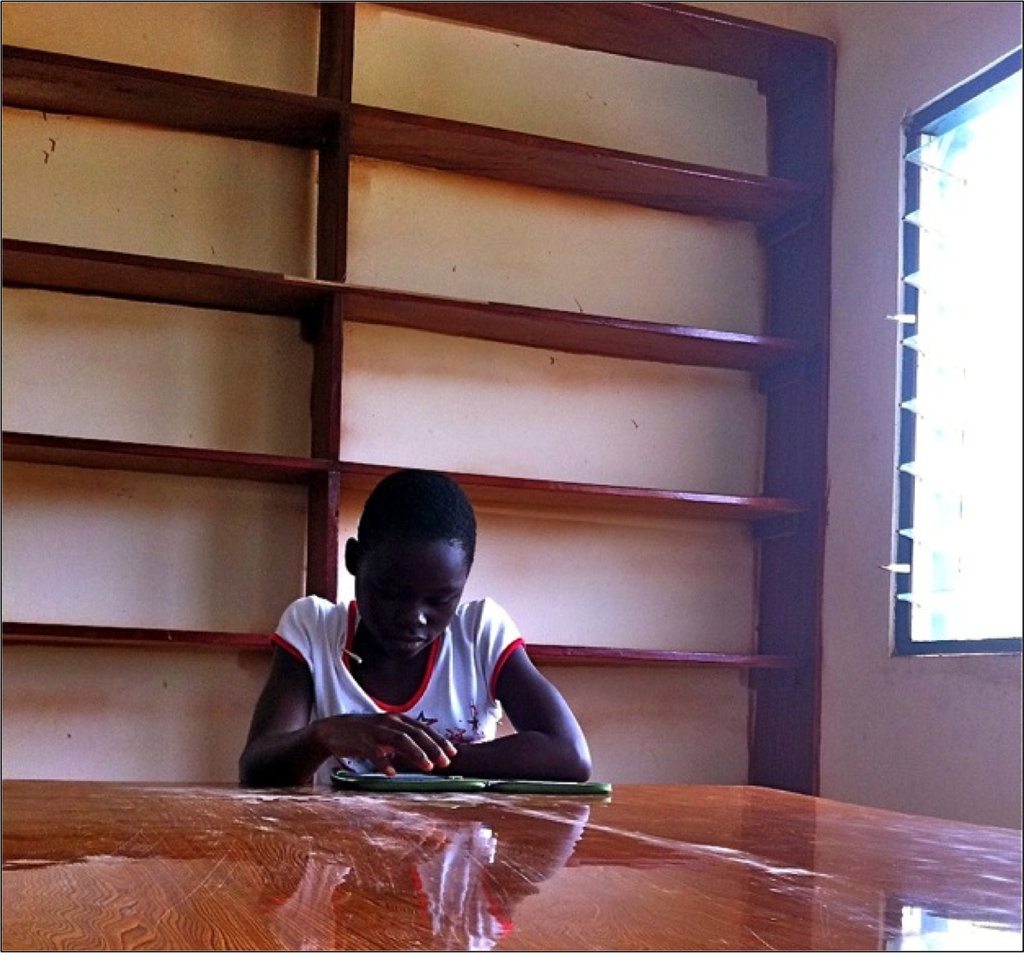Give 5000 ebooks to 150 kids in sub-Saharan Africa
