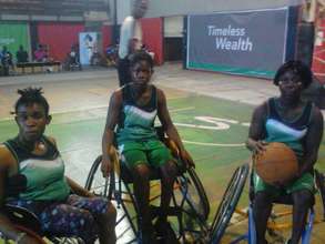 Three of the female players