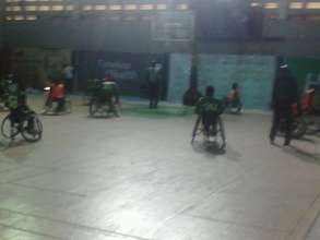 A scence from one of the match