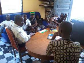 A meeting at HCI Office