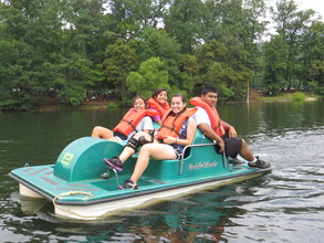 ELP youth at a summer team building field trip