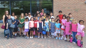 Spanish Academy K-5th graders at the library
