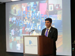 Delivering a speech
