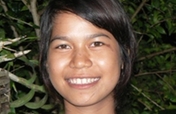 three rural Cambodian students career program