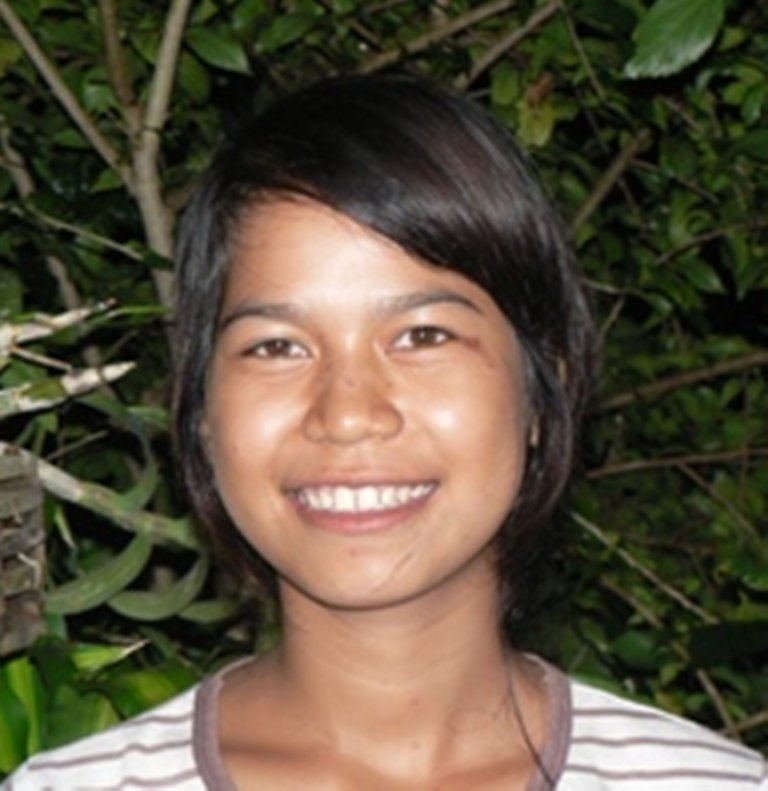 three rural Cambodian students career program