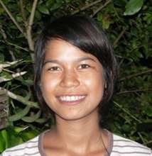 three rural Cambodian students career program