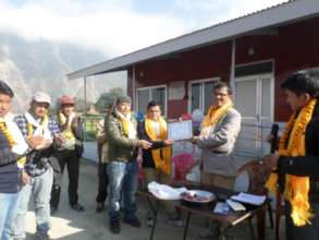 Handover of Jharlang Health Post 2017 Dec 24