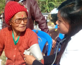 HHC Medical Staff Treating Patients in Dhading