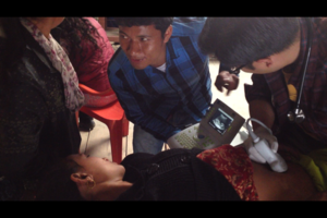 An Ultrasound Is Given to a Mother-to-Be in Lapa