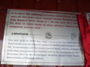 Ree Health Post Placard 2017 Dec 23