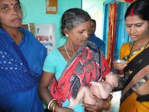 New born girl child at ARM PHC
