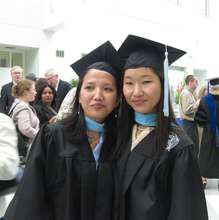Tibetan girls graduate