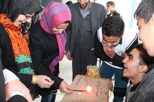 Students at the Science Fair