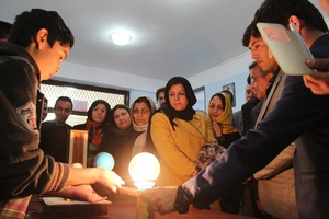 Science Fair in Progress
