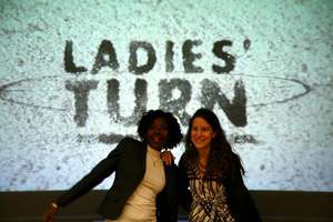 Gaelle Yomi and Jennifer Browning present the film