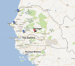 Map of the tournament