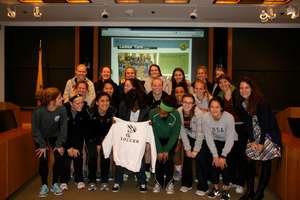 Gaelle, Jennifer, & Princeton Women's Soccer Team!