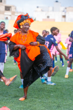 Traditional dancers open the festival