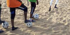 In Senegal, you play in whatever shoes you have!