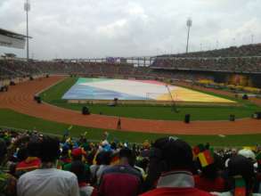 Gaelle live at the Africa Cup of Nations Final