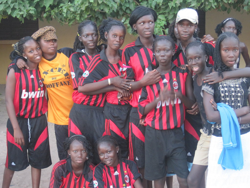 Kaolack village girls' team