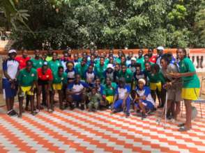 Thies High School Champions meet National Team!